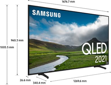 Samsung 75" Q60A 4K QLED älytelevisio (2021)