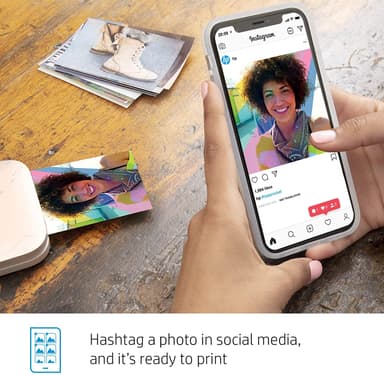 HP Sprocket Select Eclipse valokuvatulostin älypuhelimelle (harmaa)
