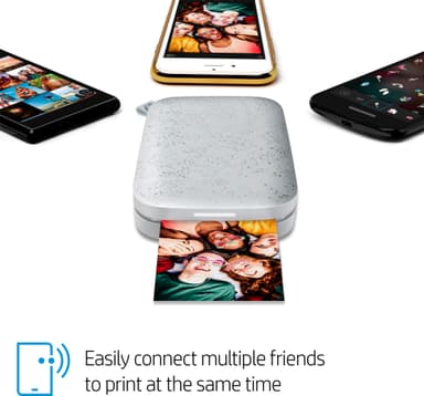 HP Sprocket Luna valokuvatulostin älypuhelimelle (valkoinen)