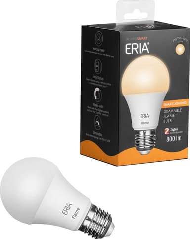 ADUROSMART ERIA E27 Flame Bulb 2200k Gulaktigt ljus Zigbee