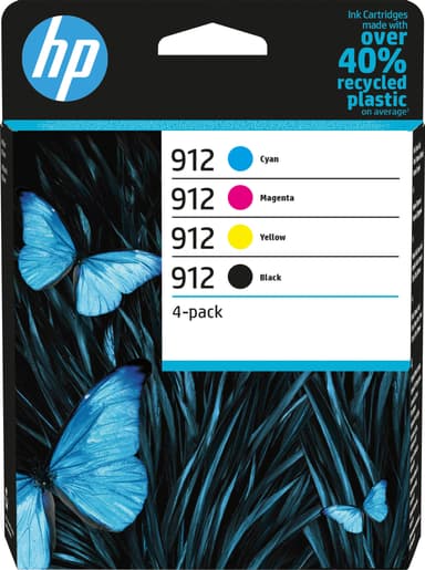 HP 912 mustekasetti yhdistelmäpakkaus (CMYK)