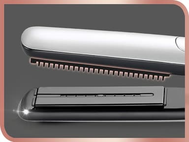 BaByliss Steam Luster suoristusrauta ST595E (vaaleansininen)