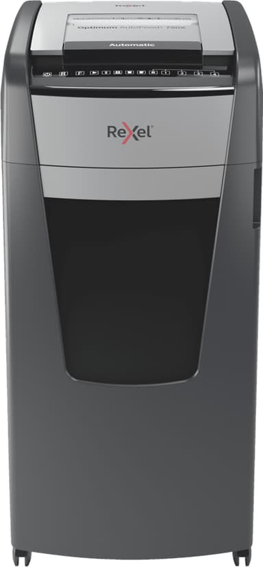Rexel Optimum AutoFeed+ 750X paperisilppuri (ristiinleikkaus)