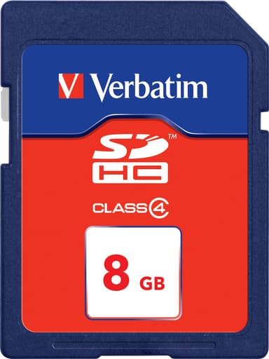 Verbatim 8 GB SDHC muistikortti