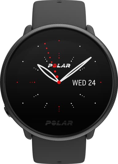 Polar Ignite 2 urheilukello (musta/helmi)