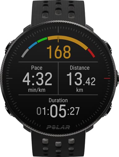 Polar Vantage M2 urheilukello (musta/harmaa)