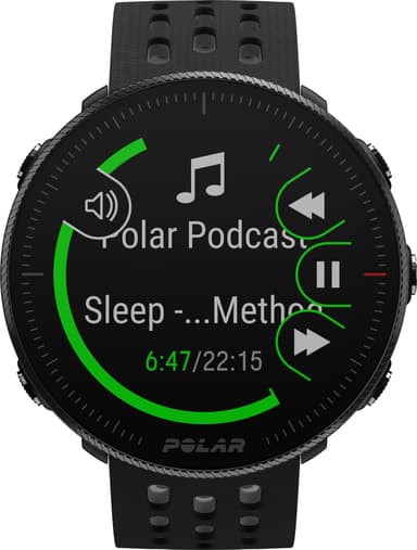 Polar Vantage M2 urheilukello (musta/harmaa)