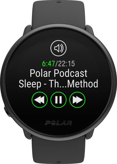 Polar Ignite 2 urheilukello (musta/helmi)