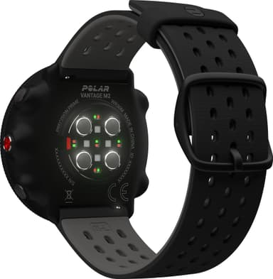 Polar Vantage M2 urheilukello (musta/harmaa)