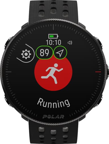 Polar Vantage M2 urheilukello (musta/harmaa)