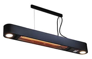 Ripustettava terassilämmitin 1500 W musta