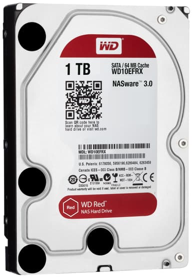 WD Desktop Red 3.5" sisäinen kiintolevy NAS (1 TB)