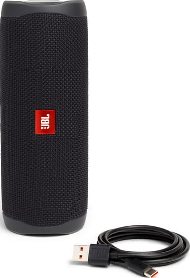 JBL Flip 5 kannettava langaton kaiutin (musta)