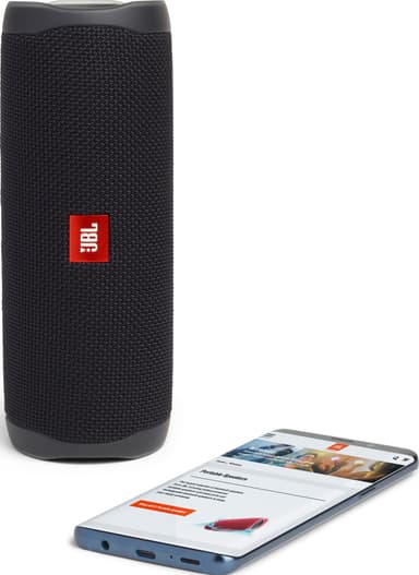 JBL Flip 5 kannettava langaton kaiutin (musta)