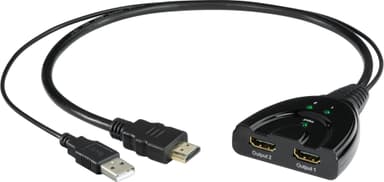 Hama HDMI jakaja 2 portilla