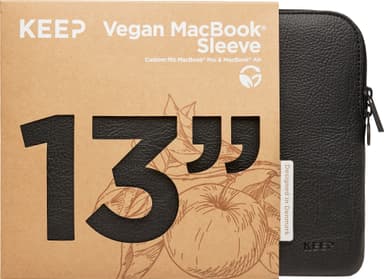 KEEP Apple Peel 13" MacBookin suojatasku (musta)