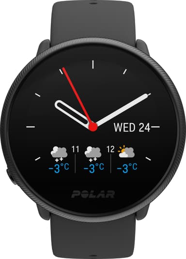 Polar Ignite 2 Exclusive Bundle urheilukello (musta/helmi)