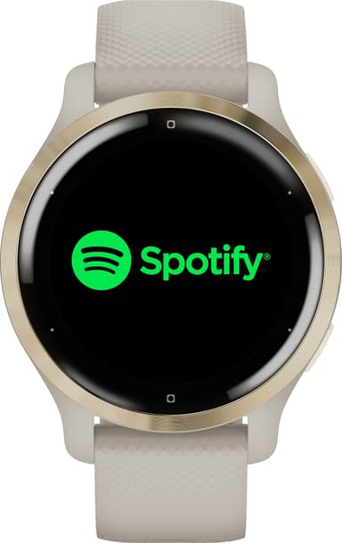 Garmin Venu 2S GPS älykello (vaalea kulta/vaalea hiekka)