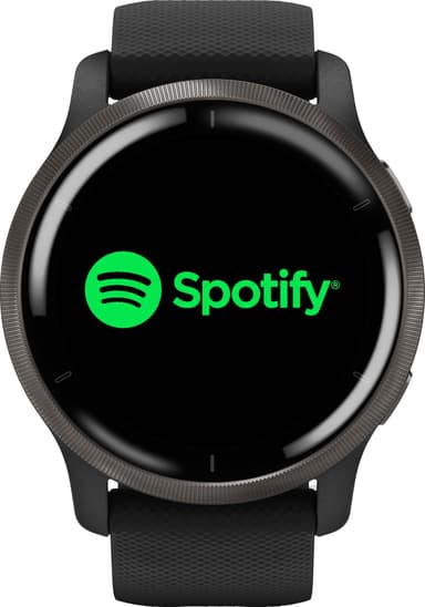 Garmin Venu 2 GPS älykello (musta liuskekivi)