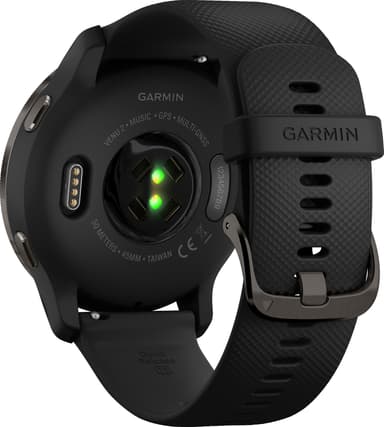 Garmin Venu 2 GPS älykello (musta liuskekivi)