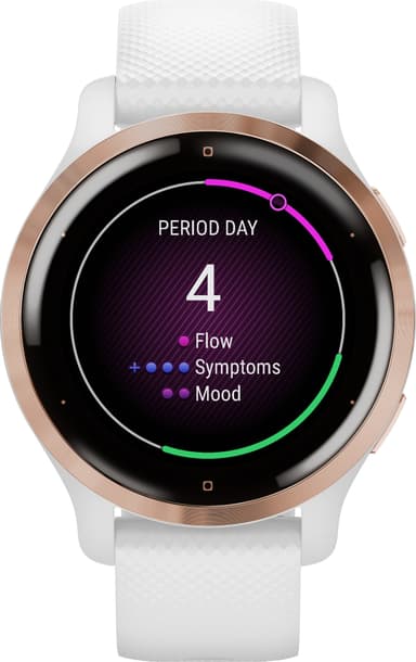 Garmin Venu 2S GPS älykello (ruusukulta/valkoinen)