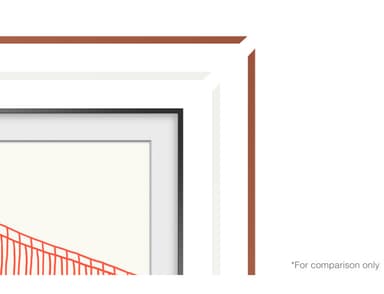 Samsung The Frame 55" reunustettu kehys (2021-2024, punainen)