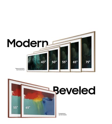 Samsung The Frame 55" kehys (2021-2024, ruskea)