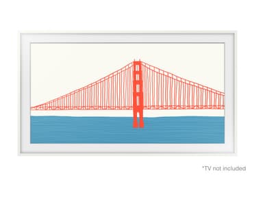 Samsung The Frame 50" kehys (2021-2024, valkoinen)