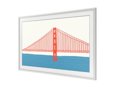 Samsung The Frame 65" reunustettu kehys (2021-2024, valkoinen)