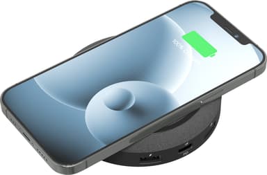 Mophie langaton lataushubi USB-C + USB-A (musta)