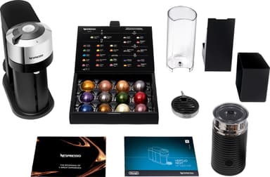 NESPRESSO® Vertuo Next kapselikeitin, DeLonghi ENV120CAE (Pure Chrome)