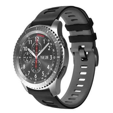 Twin Sport Rannekoru Armband Samsung Galaxy Gear S3 - Mustaharma