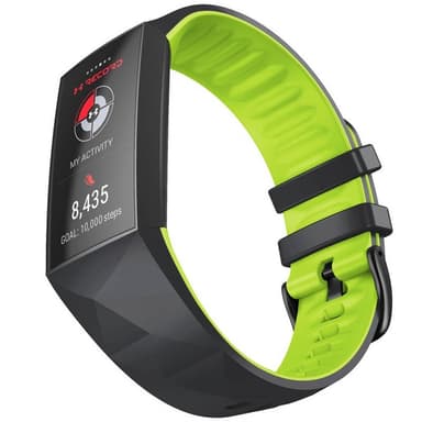 Twin Sport Rannekoru Armband Fitbit Charge 3- Musta/kalkki