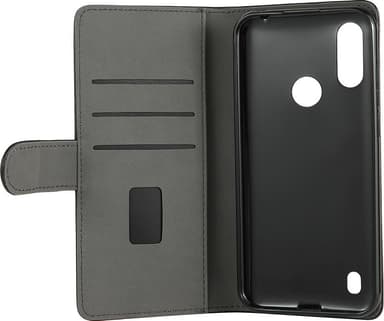 Gear Motorola Moto E6i lompakkokotelo (musta)