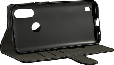 Gear Motorola Moto E6i lompakkokotelo (musta)