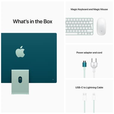 iMac 24" 8C CPU/7C GPU/256 (vihreä)