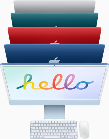 iMac 24" 8C CPU/7C GPU/256 (pinkki)