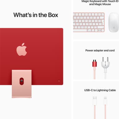iMac 24" 8C CPU/8C GPU/256 (pinkki)