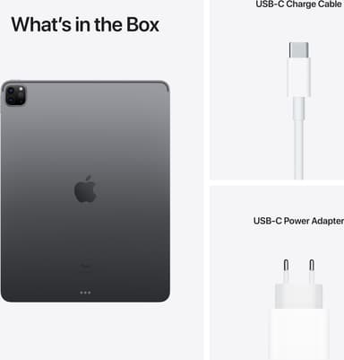 iPad Pro 12,9" 2021 128 GB WiFi (tähtiharmaa)