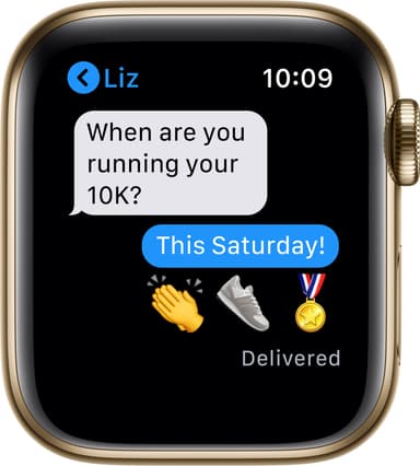 Apple Watch Series 6 40mm GPS+Cellular (kultateräs/laivastons. rann.)