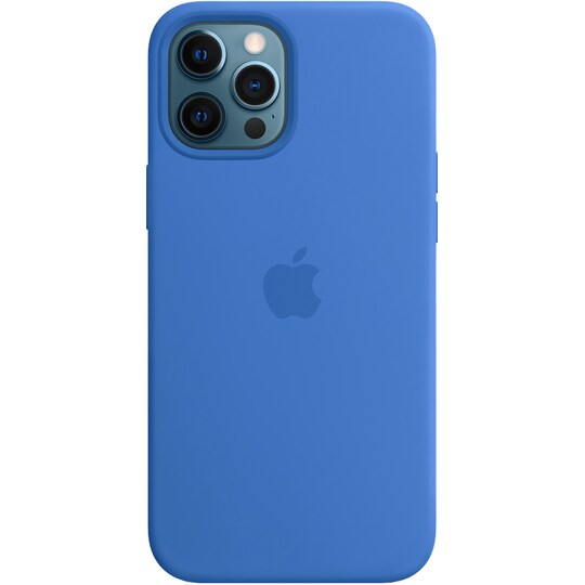 iPhone 12 Pro Max MagSafe silikoninen suojakuori (kaprinsininen)