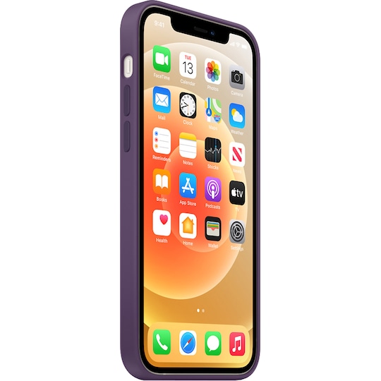 iPhone 12/12 Pro MagSafe silikoninen suojakuori (ametisti)