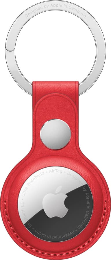 AirTag nahkainen avaimenperä (punainen)