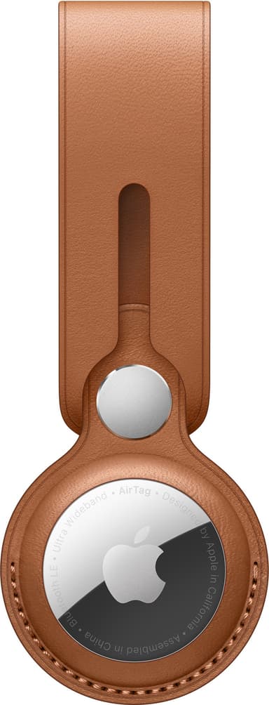 AirTag nahkalenkki (satulanruskea)