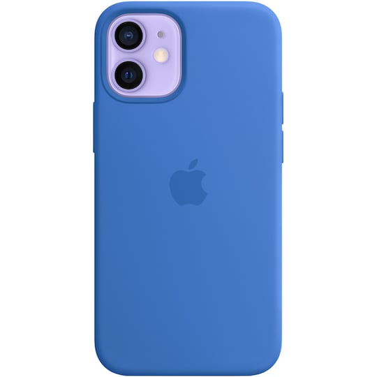 iPhone 12 mini MagSafe silikoninen suojakuori (välimerensininen)