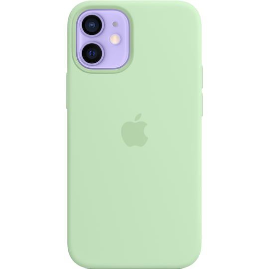 iPhone 12 mini MagSafe silikoninen suojakuori (pistaasi)