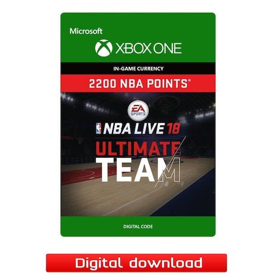 NBA LIVE 18 ULTIMATE TEAM 2200 NBA POINTS - XOne