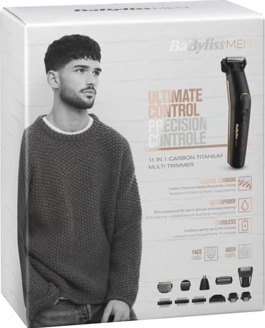 BaBylissMEN Carbon Titanium multitrimmeri MT726E (musta/kulta)