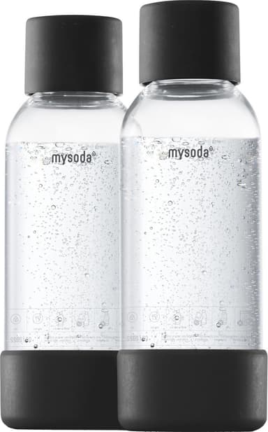 Mysoda juomapullo M2PB905F-B (2 x 0.5 l, musta)