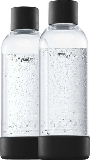 Mysoda juomapullo M2PB10F-B (2 kpl, musta)